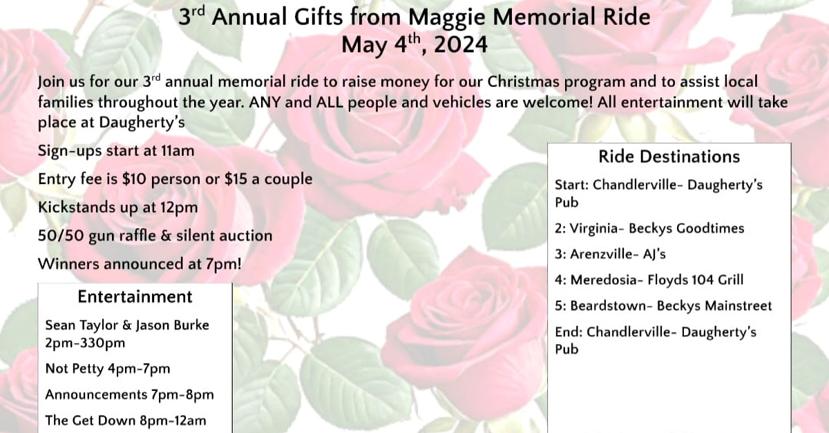 not petty at gifts from maggie memorial ride